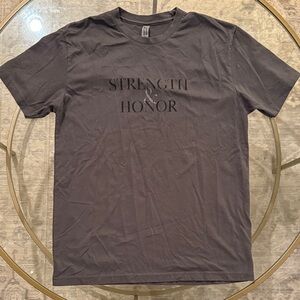 Gladiator II Strength & Honor Gray T-Shirt